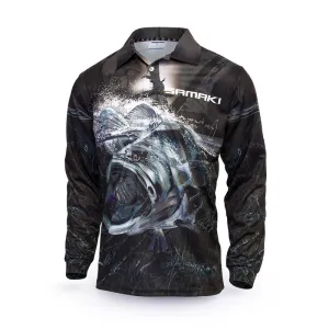 Samaki Stealth Cod Long Sleeve Fishing Jersey Shirt - Kids