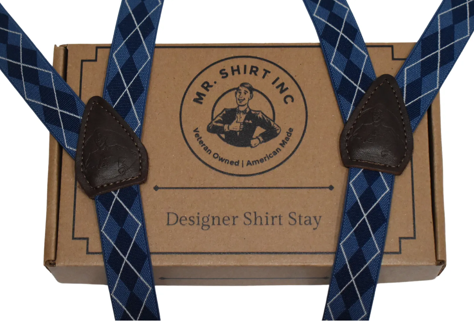 Sapphire Check Designer Shirt Stay