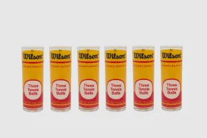 Set of Six Wilson Tennis Ball Can Glasses
