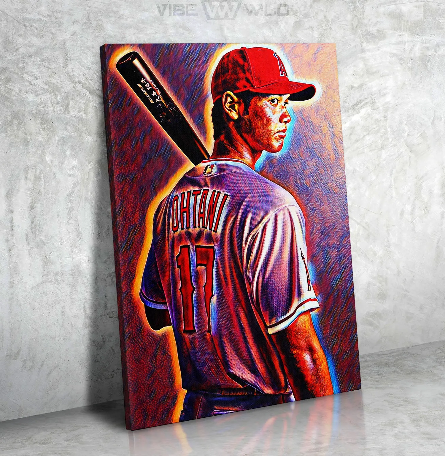 Shohei Ohtani Canvas Painting Wall Art
