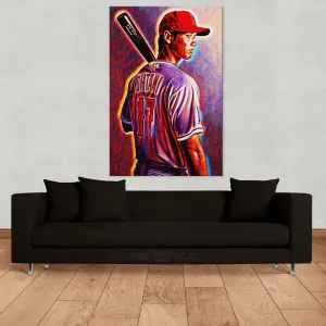 Shohei Ohtani Canvas Painting Wall Art