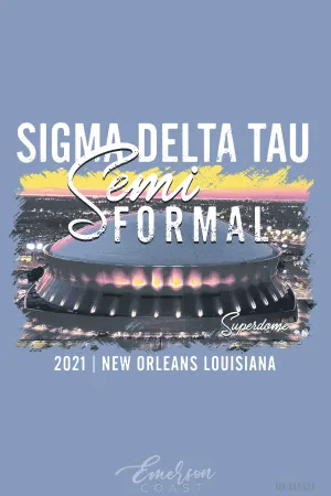 Sigma Delta Tau Tulane University Formal T-shirt