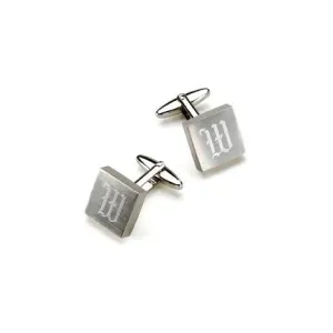 Silver Square Cuff Links