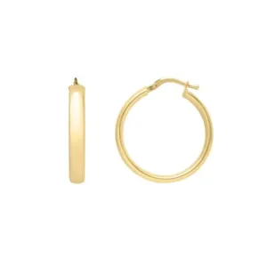 Sincerely Springer's 14k Yellow Gold Round Hoop Earrings - 3.7mm
