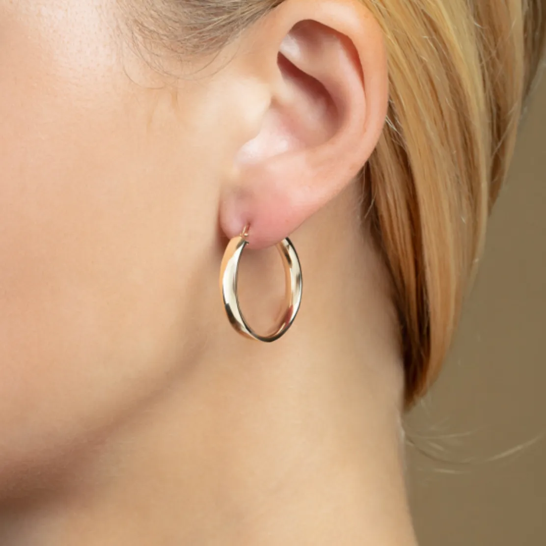 Sincerely Springer's 14k Yellow Gold Round Hoop Earrings - 3.7mm