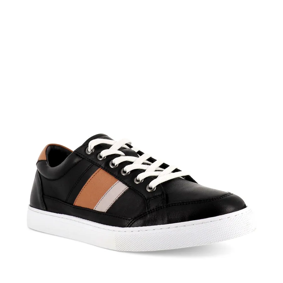 SINOP - BLACK TAN LEATHER