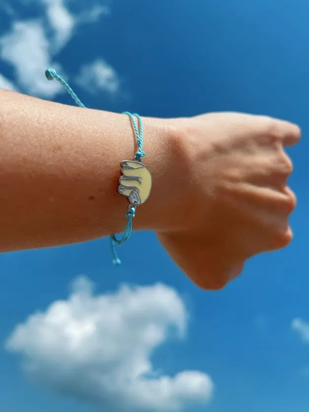 Sloth Braided Bracelet