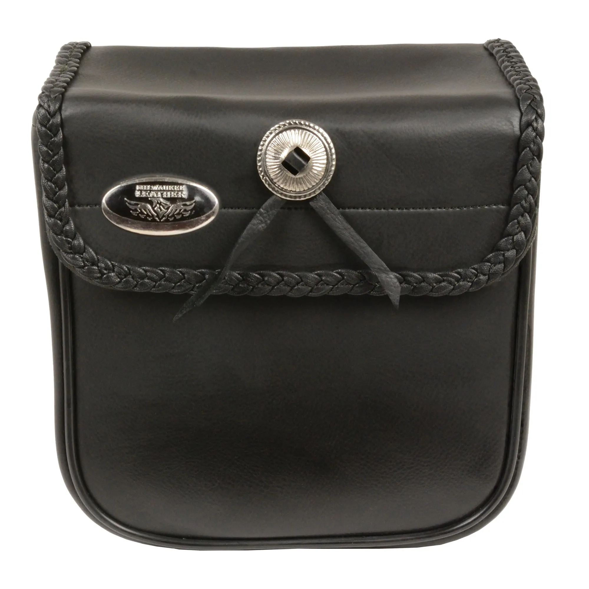 Small PVC Braided Sissy Bar Bag(9X9X4.5)