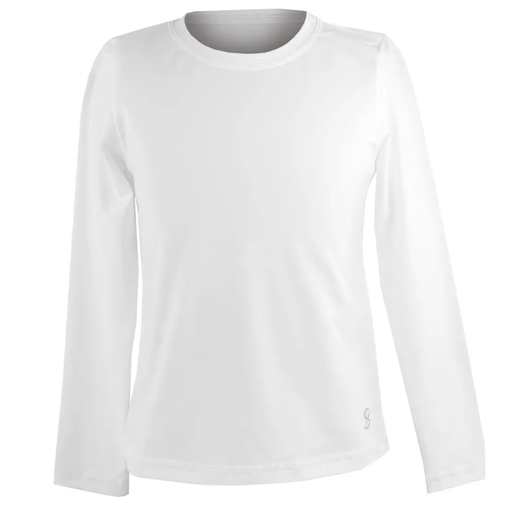 Sofibella Girls UV Colors Longsleeve Top - White