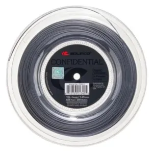 Solinco Confidential 16L/1.25 Tennis String Reel (Grey)