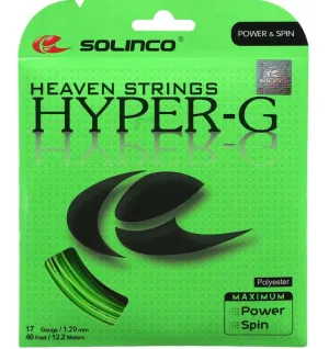 Solinco Hyper-G 17 Tennis String in Green