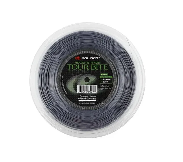 Solinco Tour Bite 17 Tennis String Reel in Silver