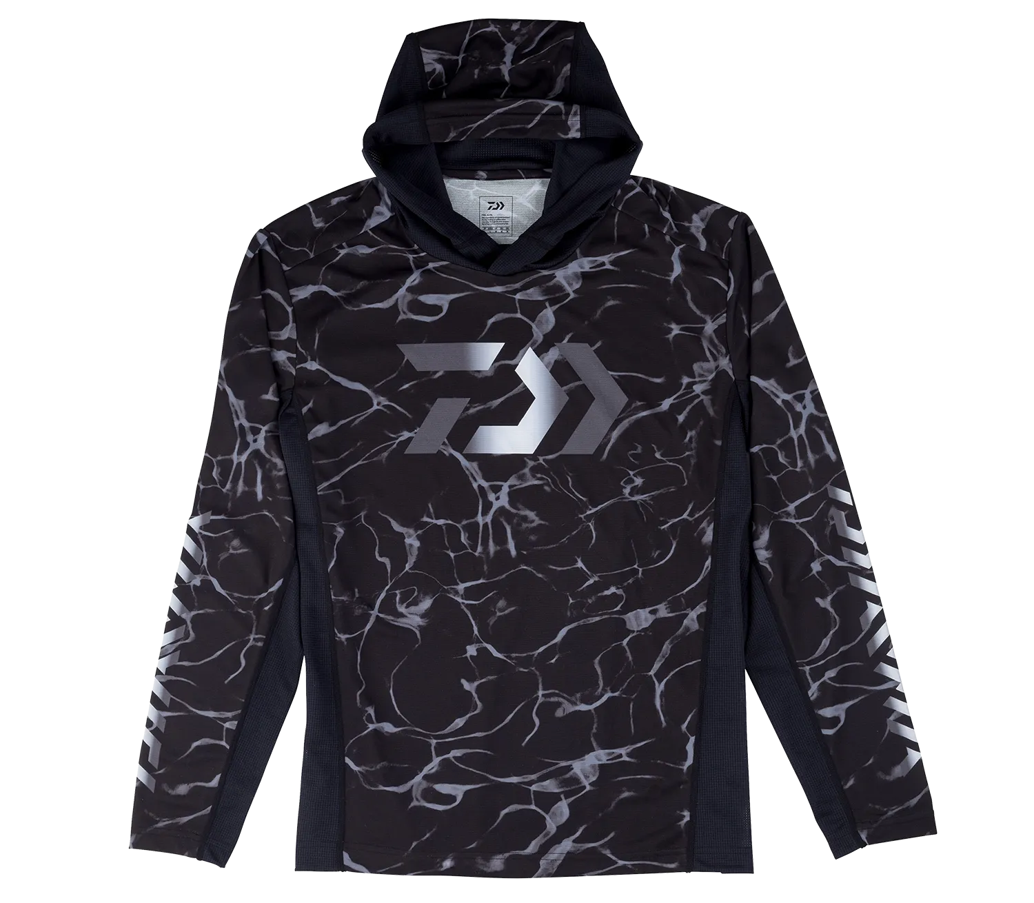 SPLASH FISHING SHIRT WITH HOOD- BLACK