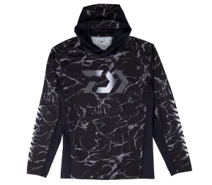 SPLASH FISHING SHIRT WITH HOOD- BLACK