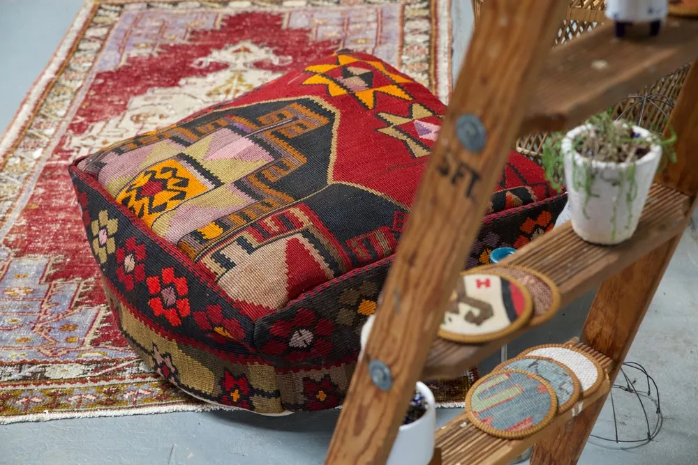 Square Kilim Floor Cushion