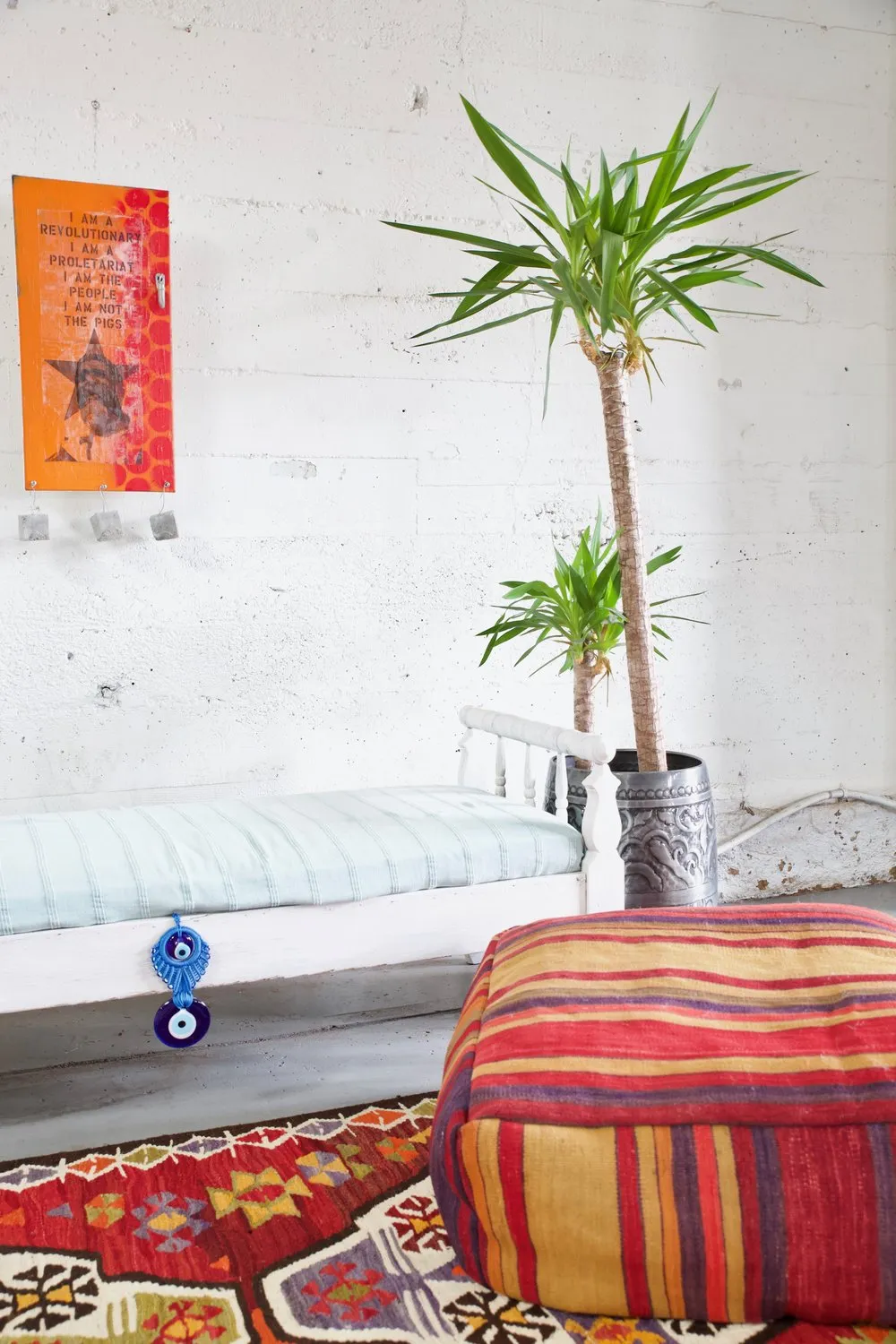 Square Kilim Floor Cushion