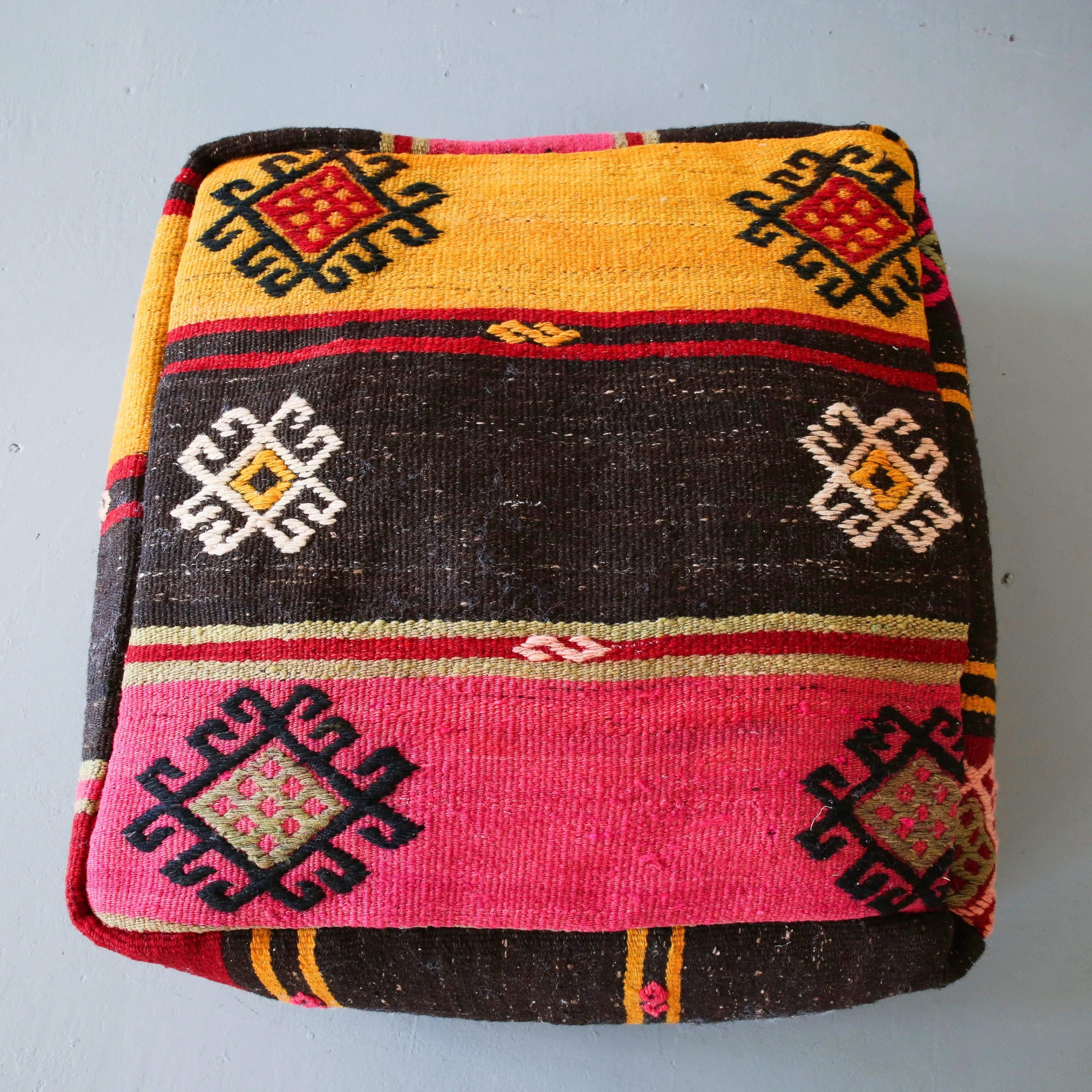 Square Kilim Floor Cushion