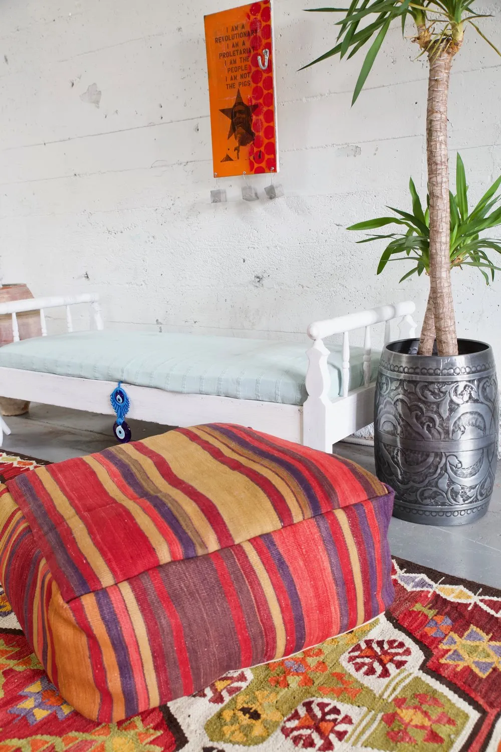 Square Kilim Floor Cushion