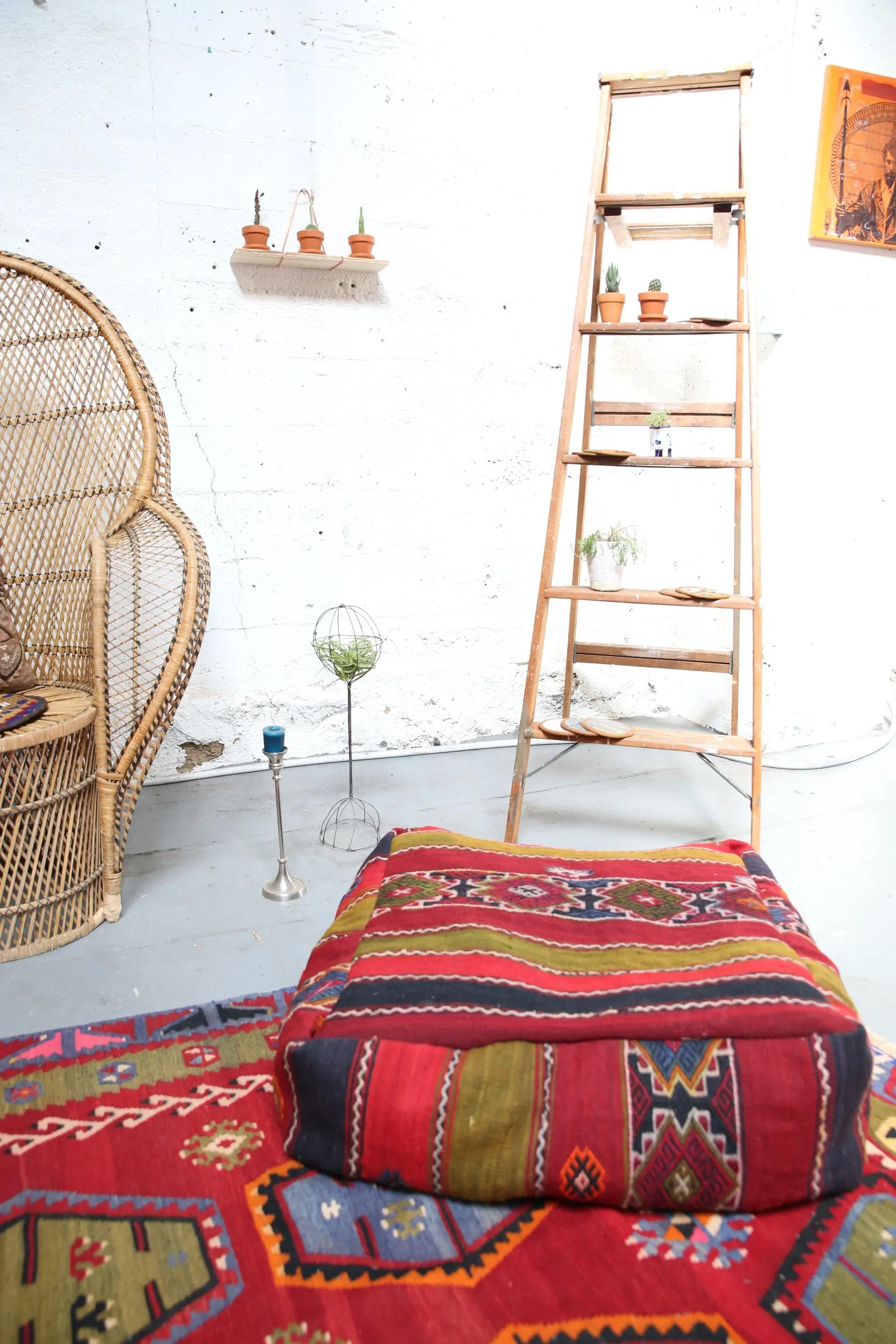 Square Kilim Floor Cushion