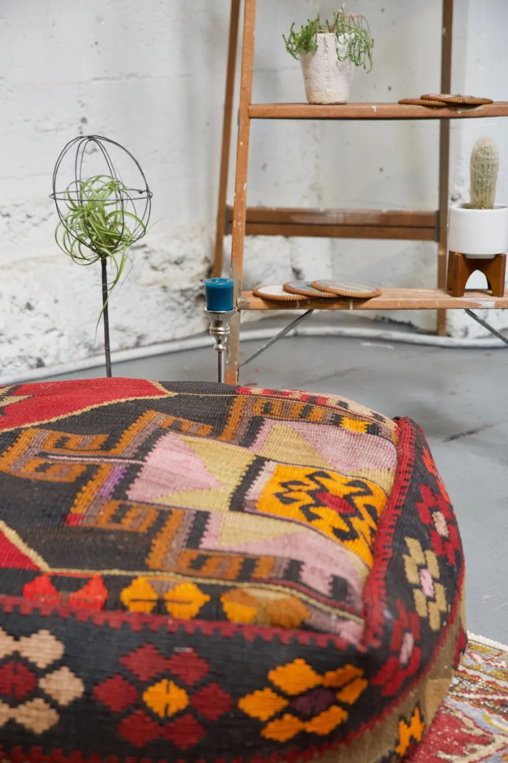 Square Kilim Floor Cushion