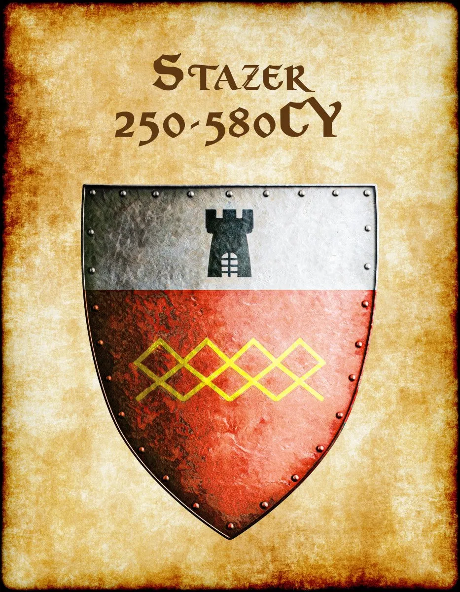 Stazer 250-580CY Heraldry of Greyhawk Anna Meyer Cartography Canvas Art Print
