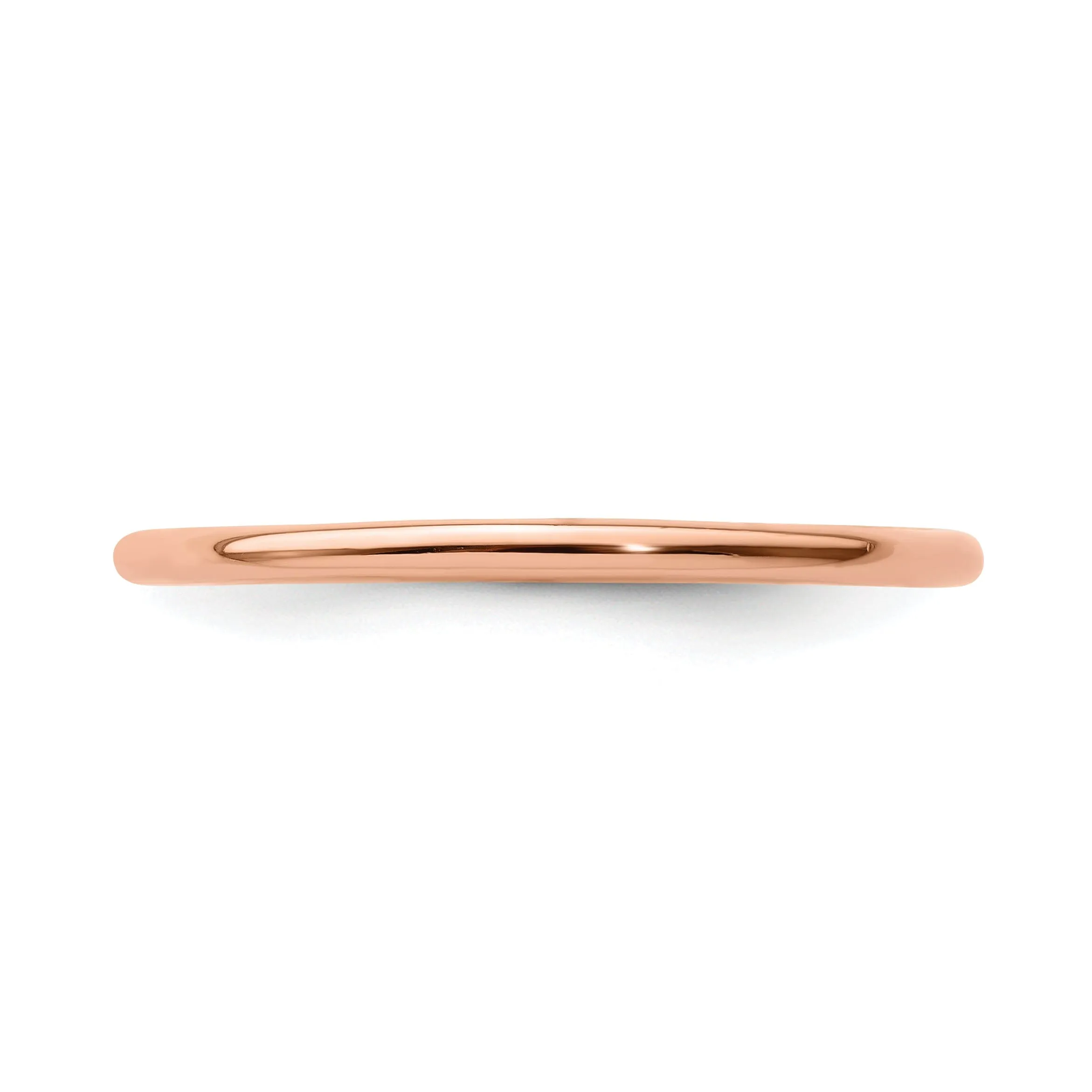 Sterling Silver Pink-Plated Polished Ring