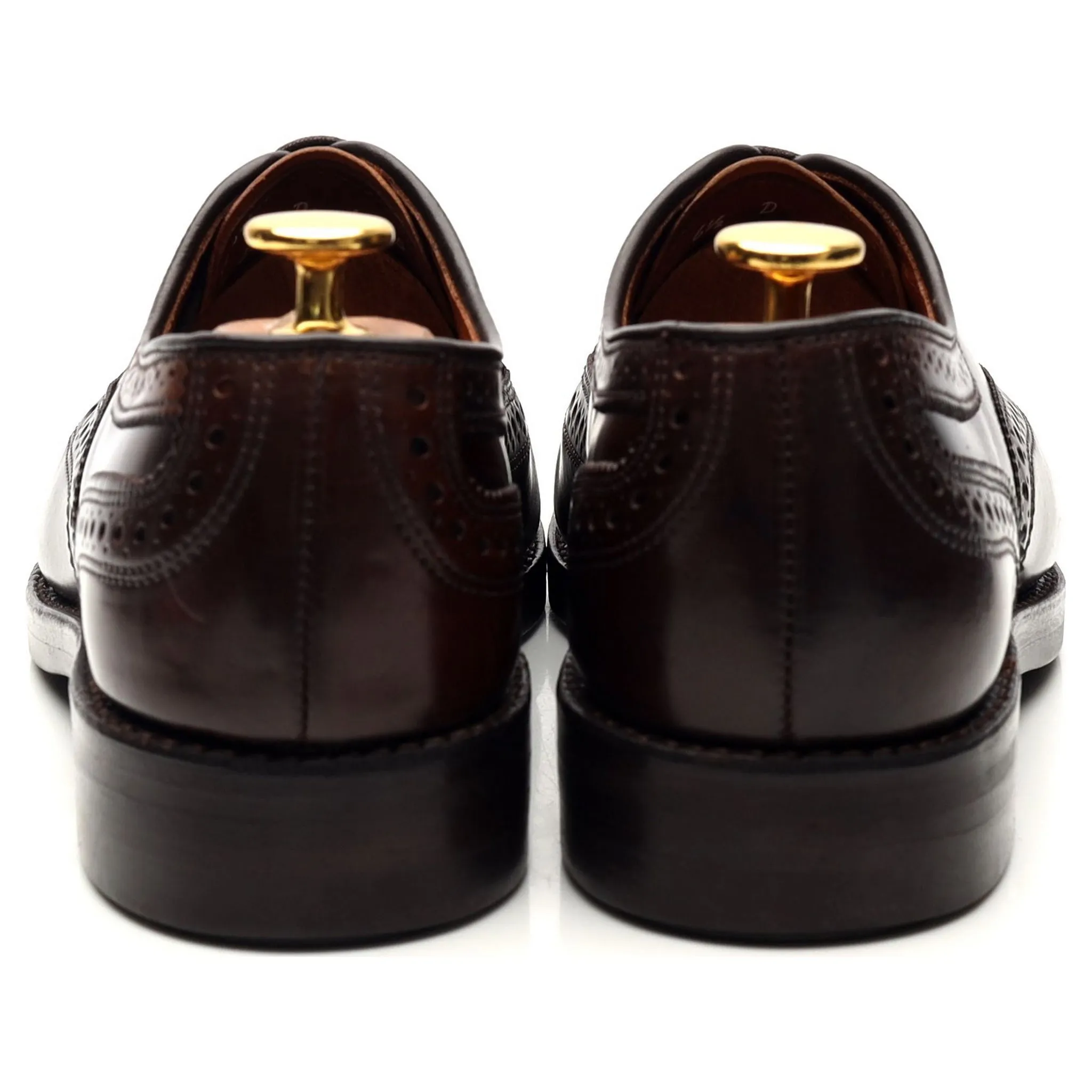 'Strand' Burgundy Cordovan Leather Oxford Brogues UK 6 US 6.5 D