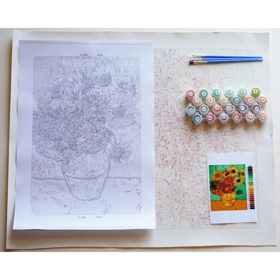 Summer Cats - Canvastly DIY Paint By Numbers
