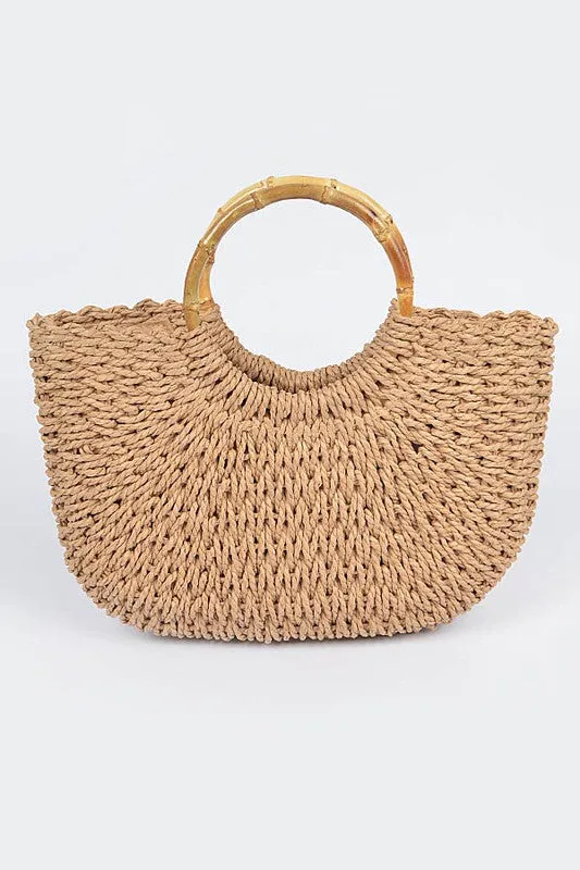 Sun Kissed Braided Summer Clutch