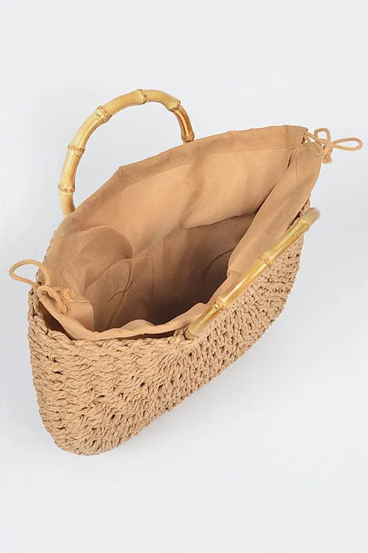 Sun Kissed Braided Summer Clutch