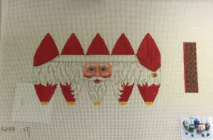 Susan Roberts Needlepoint Designs 5299 Santa Face Hot Air Balloon