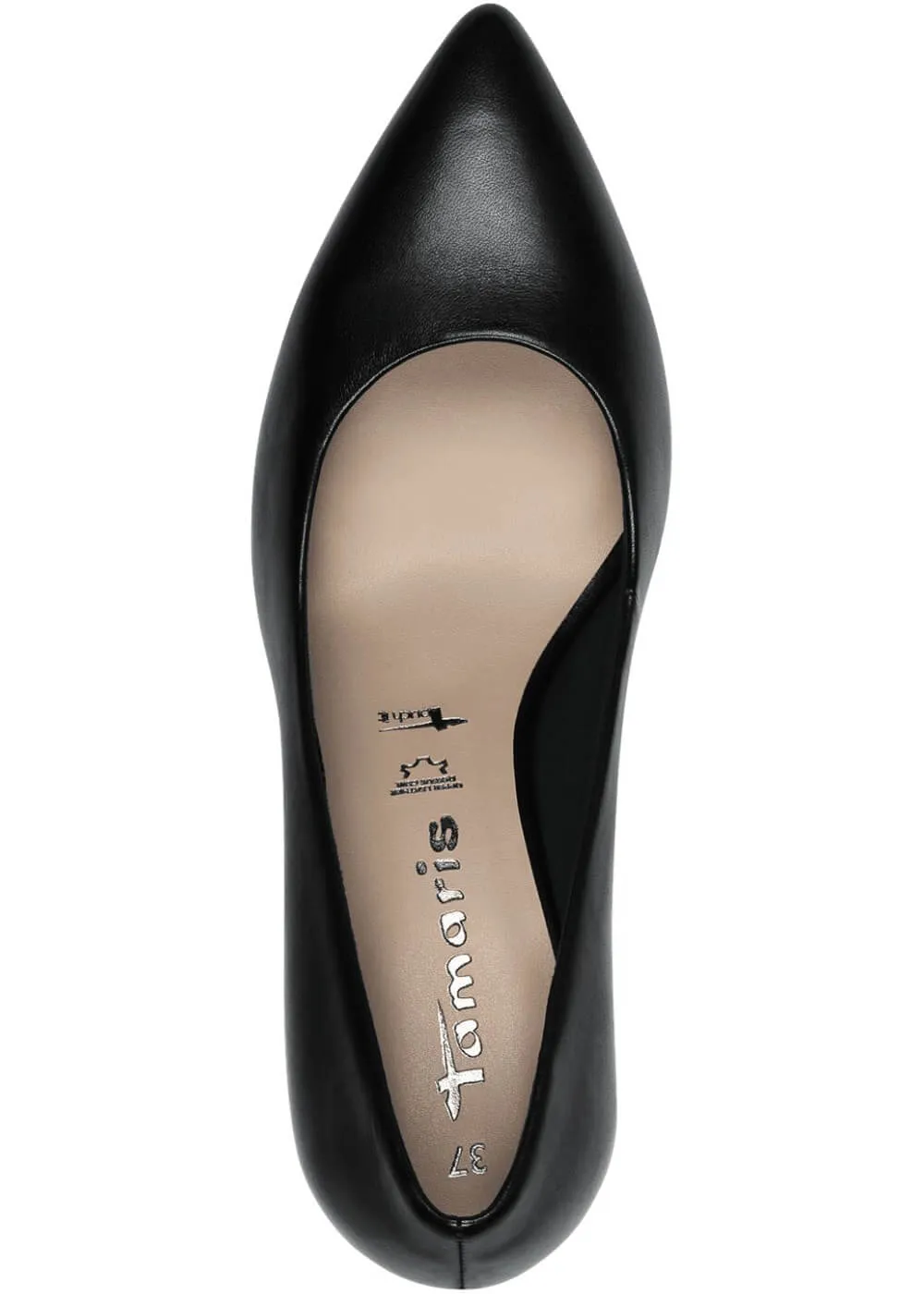 Tamaris Carrie Leather Pumps Black