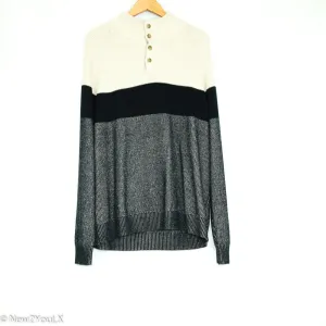 Tan & Navy Pullover Sweater (Banana Republic)