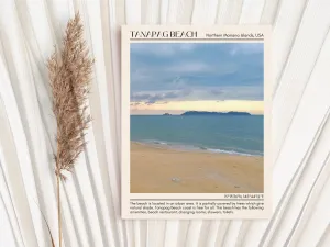 Tanapag Beach Wall Canvas, USA