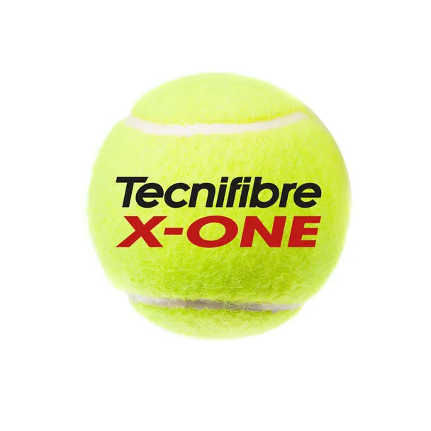 Tecnifibre X-One Tennis Balls - Tube of 4
