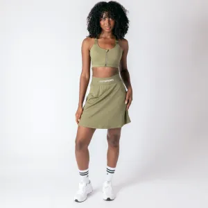 Tennis Skirt - Military Green