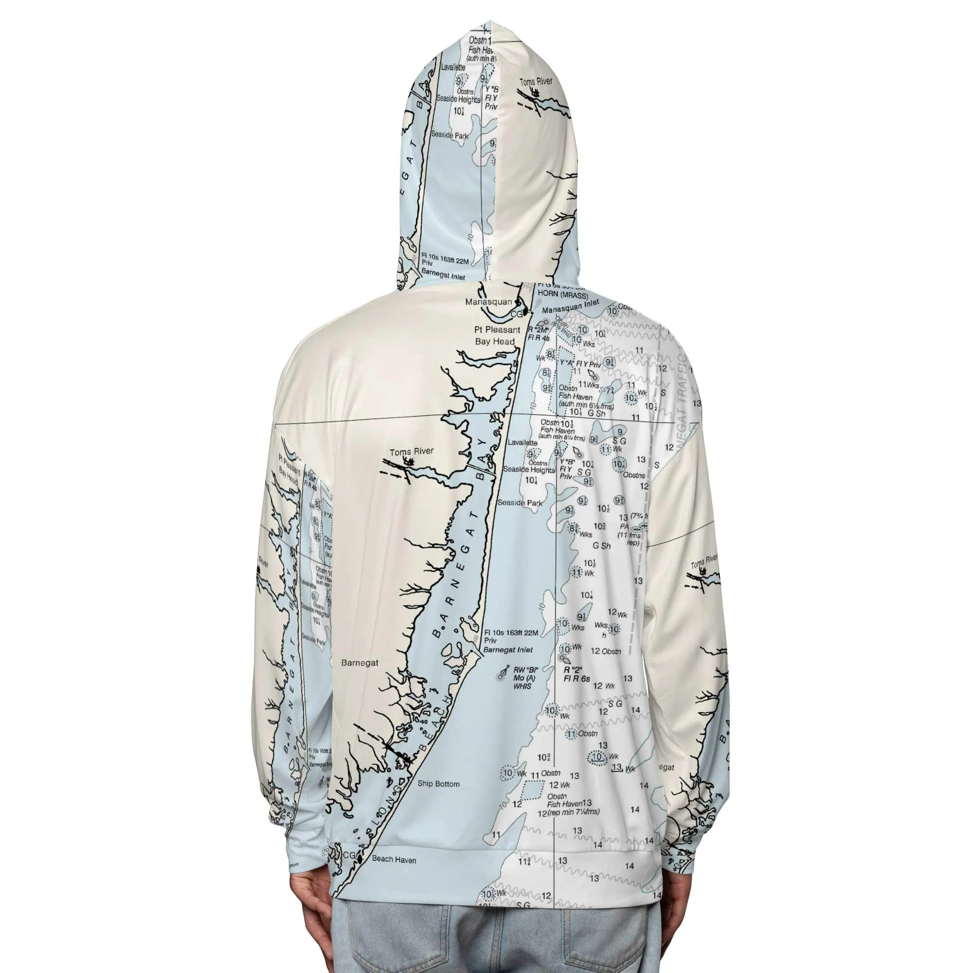 The Barnegat Bay Hooded Performance Sports Shirt