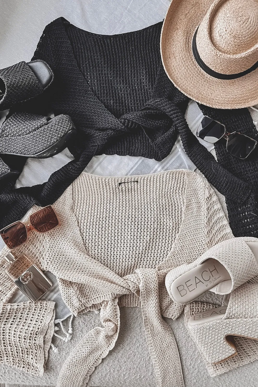 The Beach Of My Dreams Knit Tie Sweater