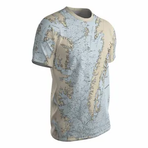 The Chesapeake Bay Navigator Short Sleeve Performance Tee