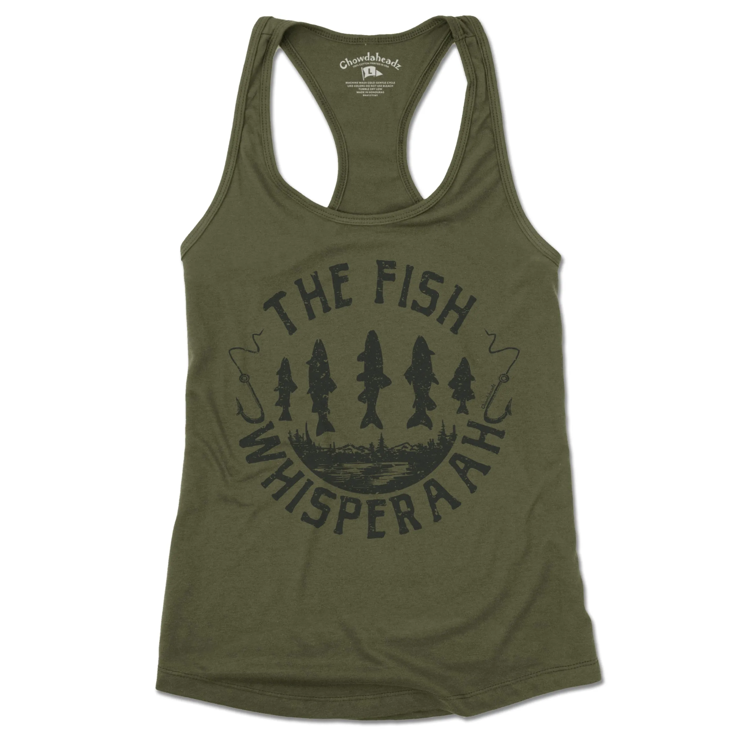 The Fish Whisperaah Ladies Tank Top