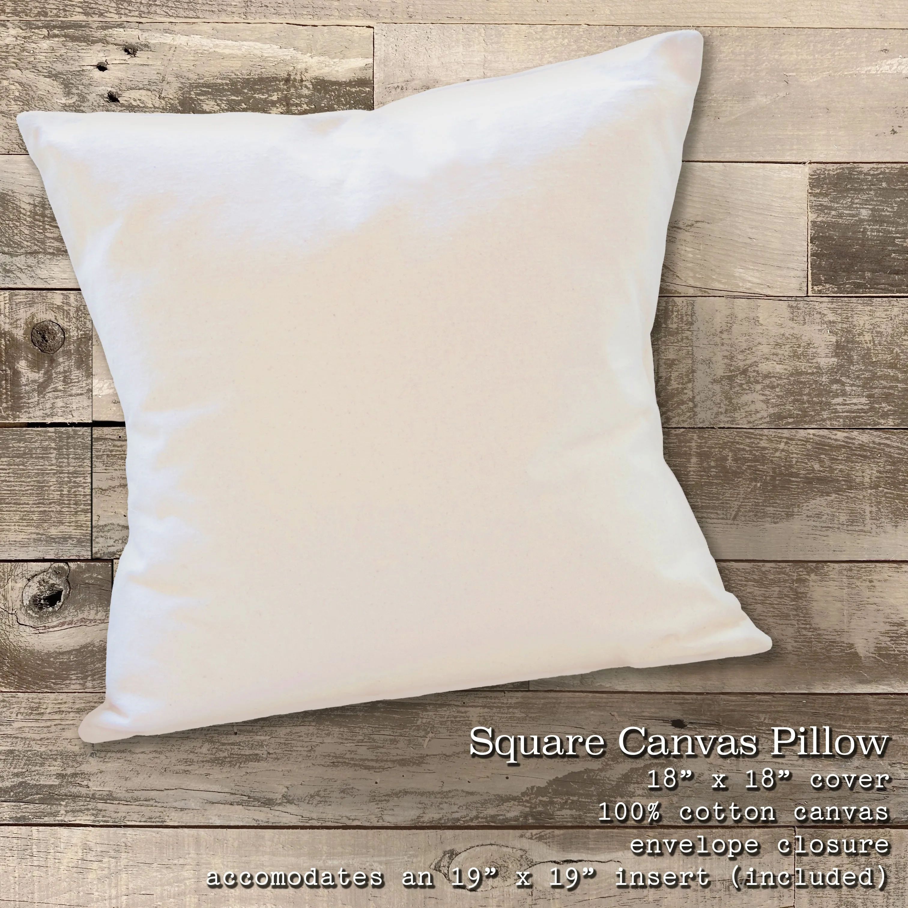 The Lake is Calling - Square Canvas Pillow