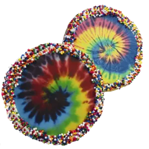 Tie-Dye Cookies With Nonpareils
