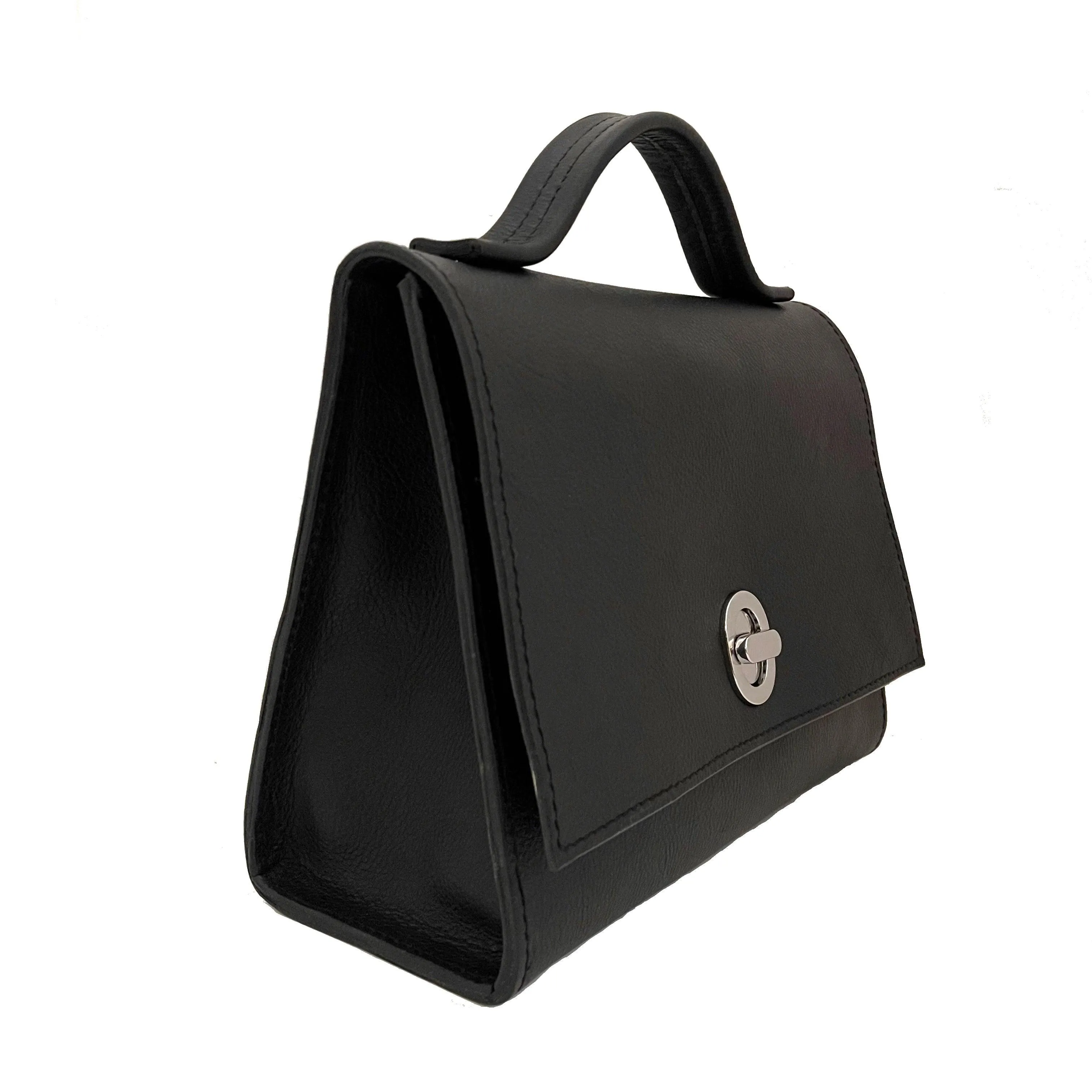 Top Handle Leather Bag