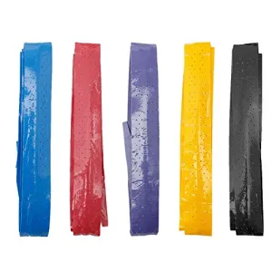Toyshine Pack of 5 PU Anti Slip Over Grip Roll for Tennis, Badminton, Squash, Racket Handle (Multicolour, Long SSTP)