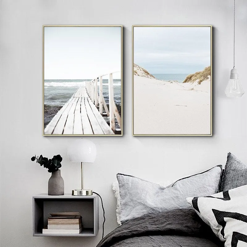 Tropical Summer Sea Landscape Wall Art