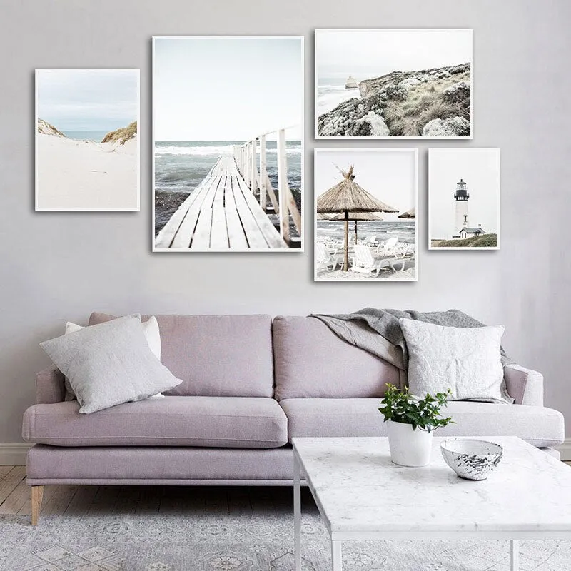 Tropical Summer Sea Landscape Wall Art