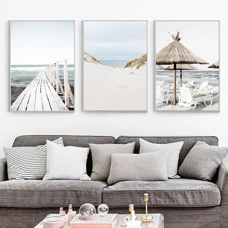 Tropical Summer Sea Landscape Wall Art