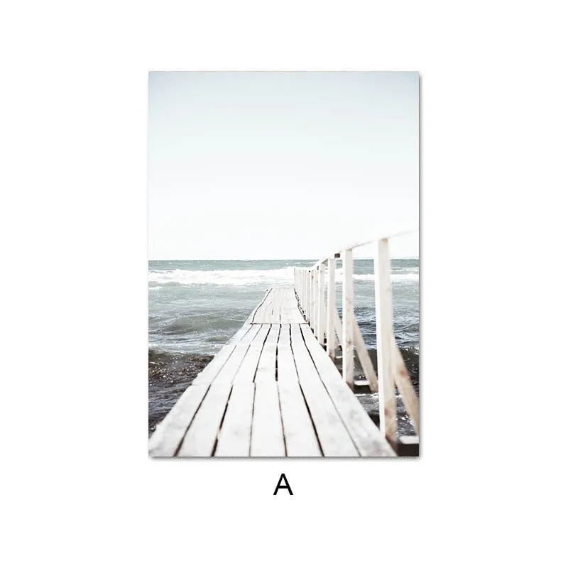 Tropical Summer Sea Landscape Wall Art