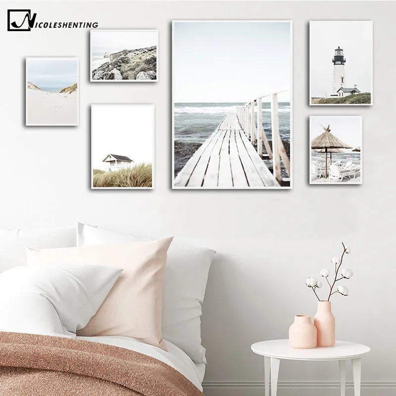 Tropical Summer Sea Landscape Wall Art