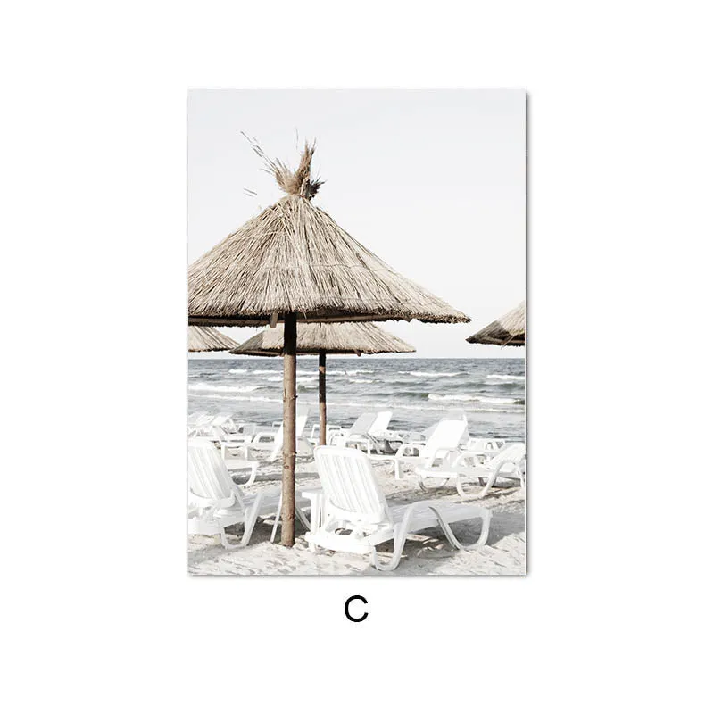 Tropical Summer Sea Landscape Wall Art